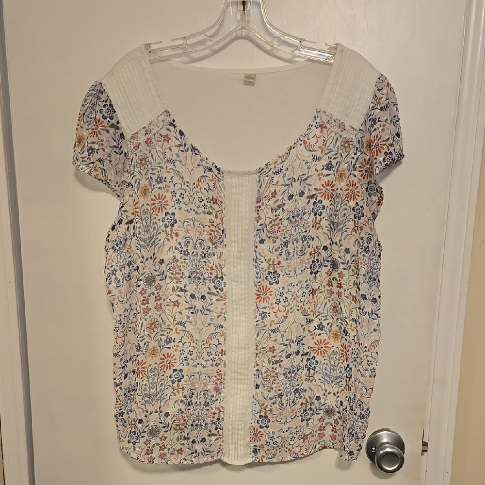 Floral Print Women's Top